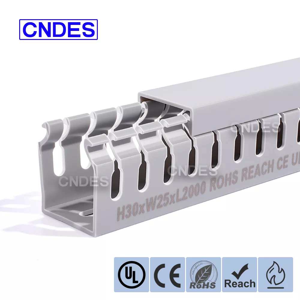 30×25 슬롯 PVC 와이어 보호 덕트