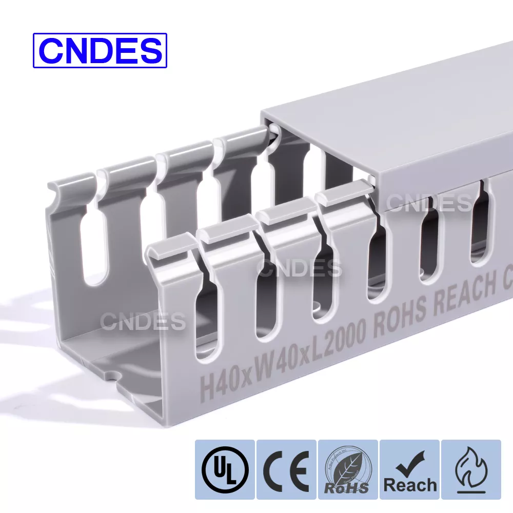 40×40 PVC 배선 덕트(커버 포함)