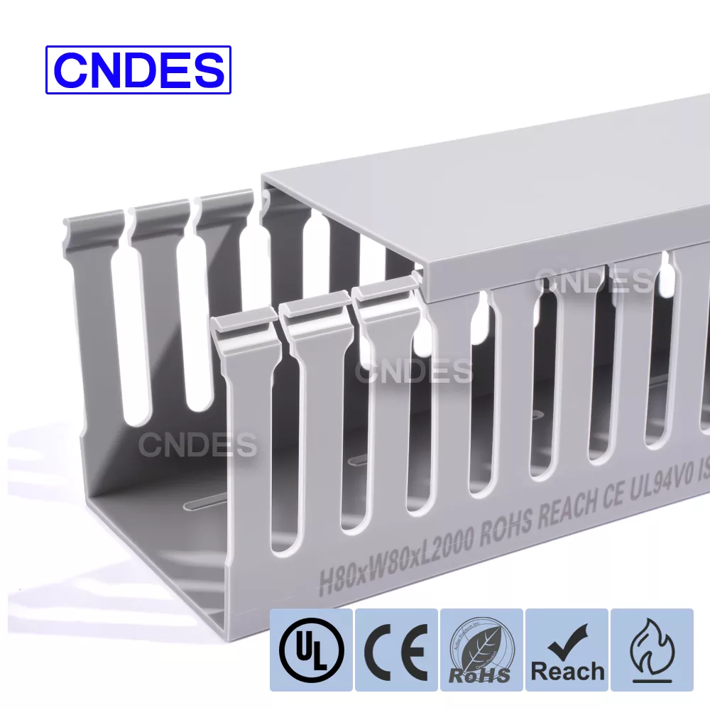 80×80 슬롯형 PVC 배전반 배선 덕트