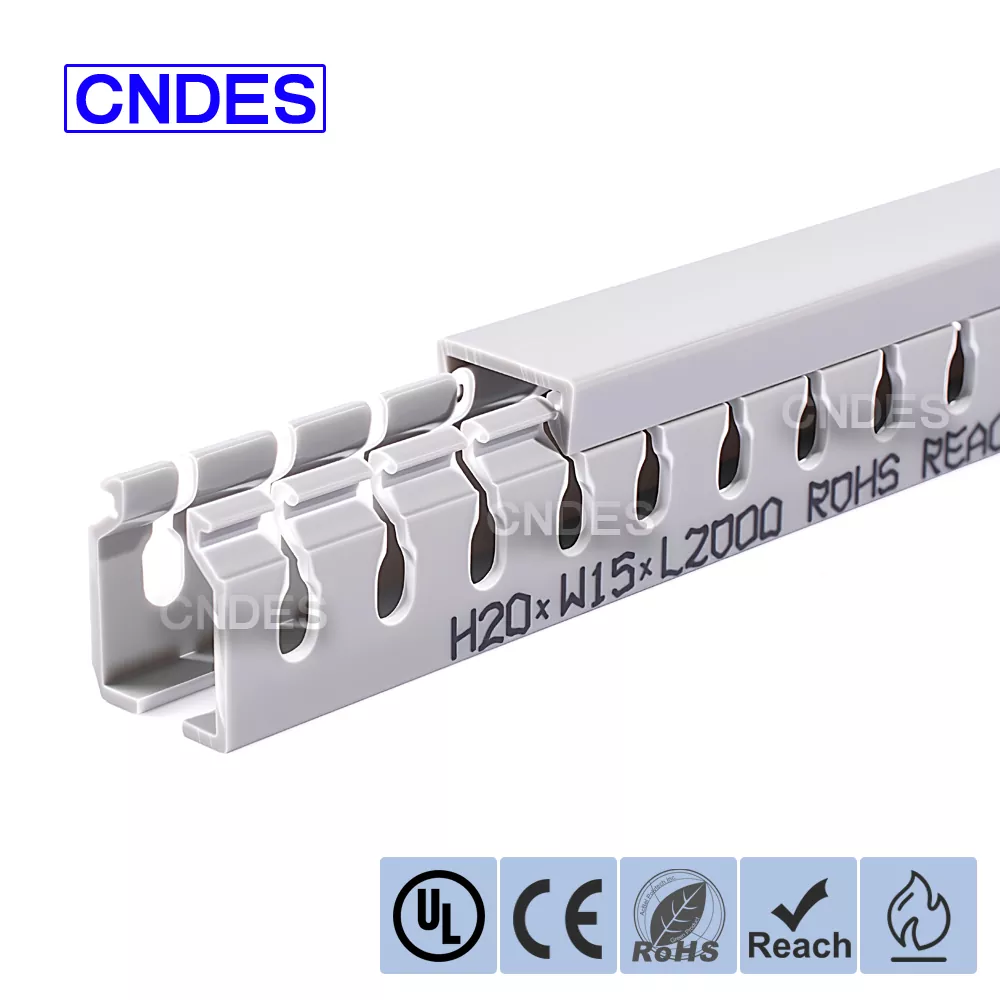 20mm 높이 슬롯 형 PVC 전선 덕트